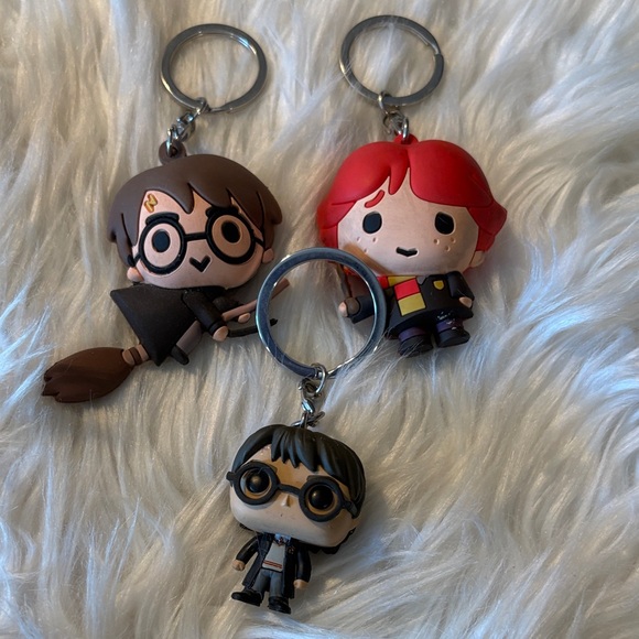 Funko Harry Potter  Keychain Set - Red, Brown, Black - Picture 6 of 9
